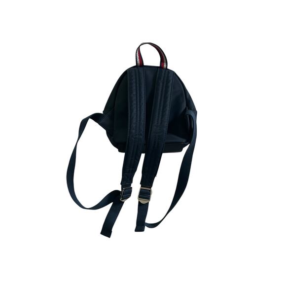 Y2K Mini Backpack Purse Tommy Hilfiger Navy Nylon Preppy Classic - Picture 4 of 9